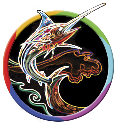 Marlin Graphics circular marlin mark